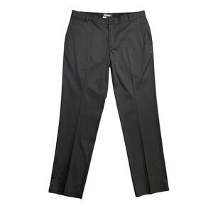 Nike Golf Pants Mens 34 Black Tour Performance Dri Fit Flat Front Lightweight